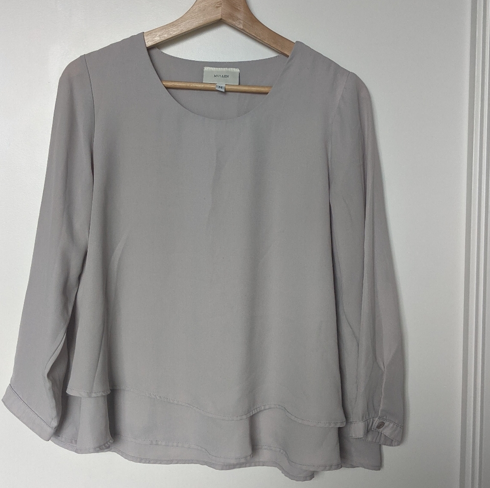 Light Grey trapeze blouse